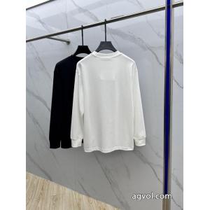 Alexander Wangおしゃれカジュアル丸首長袖Tシャツ