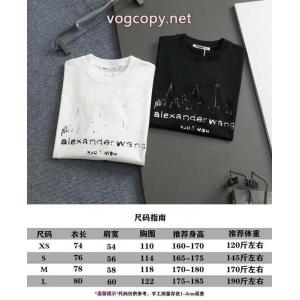 ブランド スーパー コピーTシャツALEXANDER WANGロゴが印象的 全国無料格安 ナチュラル