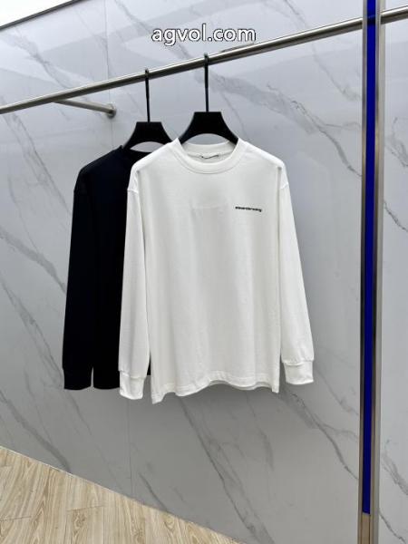 Alexander Wangおしゃれカジュアル丸首長袖Tシャツ 2