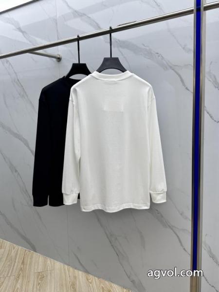 Alexander Wangおしゃれカジュアル丸首長袖Tシャツ 1
