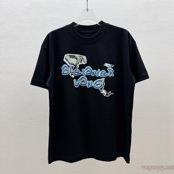 ブランド 偽物 激安大人の上質感 柔らかくて 夏春物先行発売 ALEXANDER WANG半袖Tシャツ 0