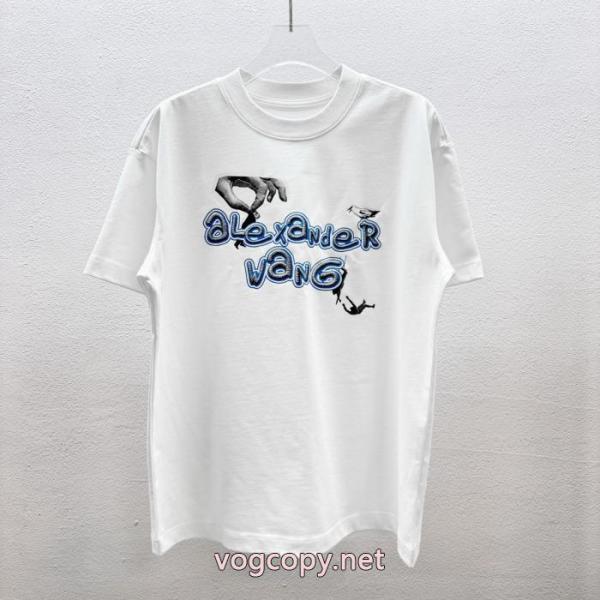 ブランド 偽物 激安大人の上質感 柔らかくて 夏春物先行発売 ALEXANDER WANG半袖Tシャツ 2